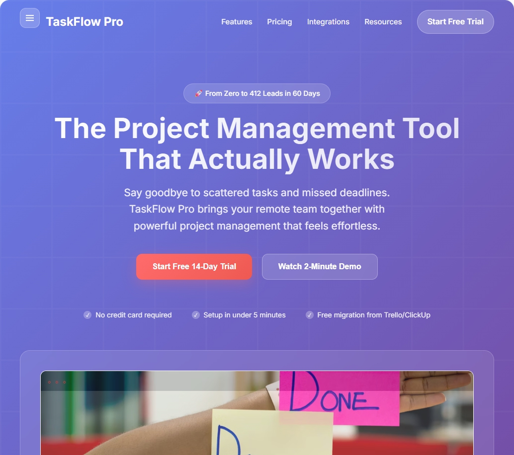 Project Management Software Marketing Case